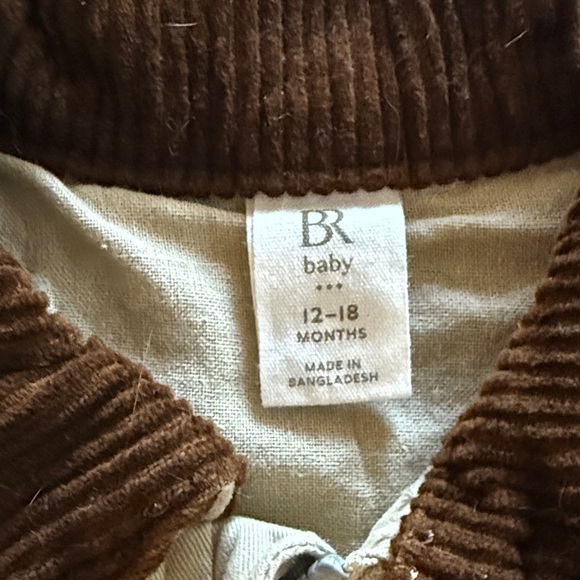 Banana Republic Baby Vest in Cream and Brown - Picture 2 of 5